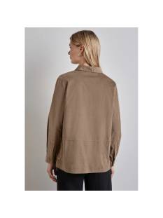 STREET ONE  bloezen donker beige -  model a345056 - Dameskleding bloezen beige