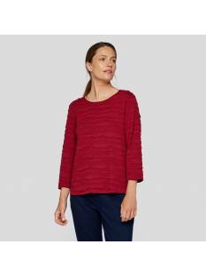 RABE  t shirts donker rood -  model 53-111306 - Dameskleding t shirts rood