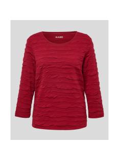 RABE  t shirts donker rood -  model 53-111306 - Dameskleding t shirts rood