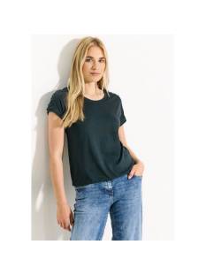 CECIL t-shirt CECIL  t shirts donker groen
