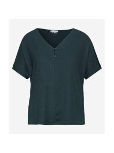 STREET ONE  t shirts donker groen -  model a321950 - Dameskleding t shirts groen