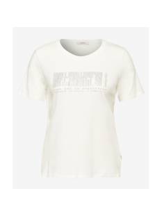 CECIL  t shirts ecru/multi -  model b321915 - Dameskleding t shirts ecru