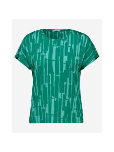 CECIL  t shirts groen/color -  model b321924 - Dameskleding t shirts groen