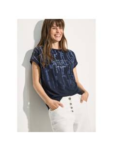 CECIL  t shirts donker blauw/multi