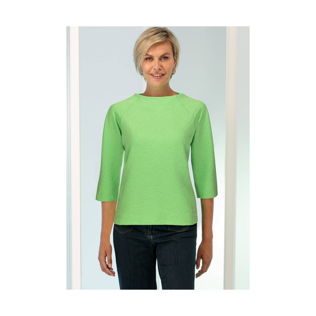 BIANCA  t shirts licht groen -  model 19 - Dameskleding t shirts groen