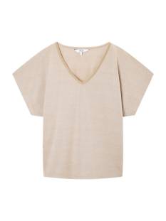 VILA JOY  t shirts beige -  model delvina-l-02-f - Dameskleding t shirts beige