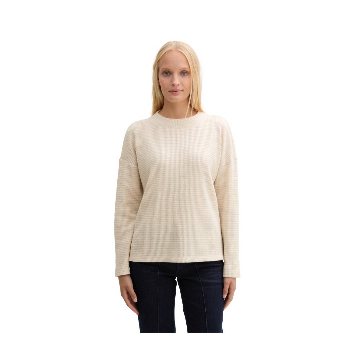 TOM TAILOR  sweaters ecru/color -  model 1044261 - Dameskleding sweaters ecru