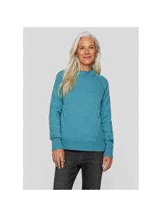 RABE  tricot pull's en gilets donker turquoise -  model 53-222602 - Dameskleding tricot pull's en gilets blauw