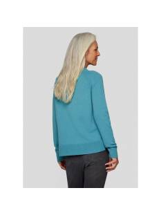 RABE  tricot pull's en gilets donker turquoise -  model 53-222602 - Dameskleding tricot pull's en gilets blauw