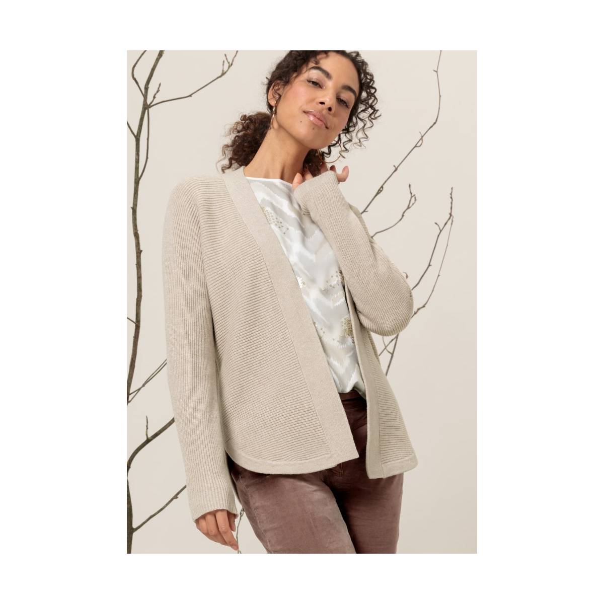 BIANCA  tricot pull's en gilets beige -  model 48021 - Dameskleding tricot pull's en gilets beige