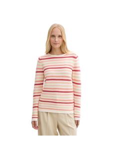 TOM TAILOR tricot pull  TOM TAILOR  tricot pull's en gilets donker roze/multi