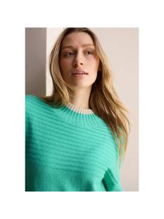 CECIL  tricot pull's en gilets licht groen/color -  model b303094 - Dameskleding tricot pull's en gilets groen