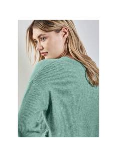 STREET ONE  tricot pull's en gilets licht groen/color -  model a303085 - Dameskleding tricot pull's en gilets groen