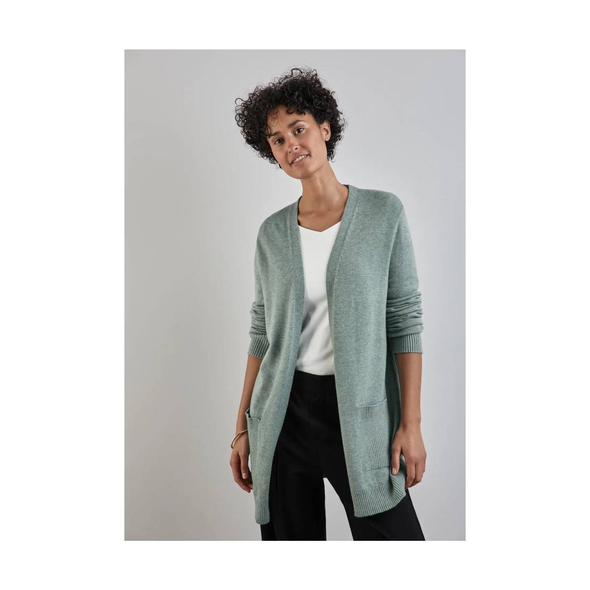 STREET ONE  tricot pull's en gilets mintgroen/color -  model a253788 - Dameskleding tricot pull's en gilets groen