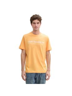 TOM TAILOR t shirt km  TOM TAILOR  t shirts licht oranje