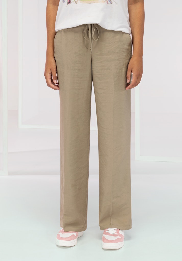 Broek D. Beige uni