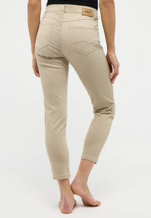 Jeansbroek Kort Beige