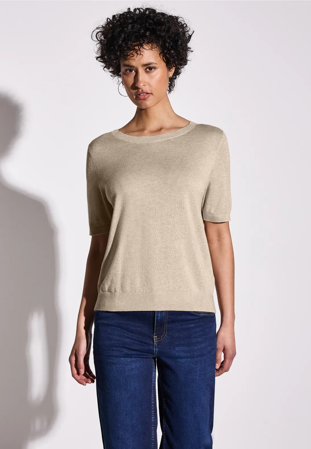 Tricot Pull Beige/color