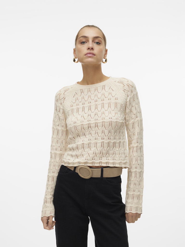 Tricot Pull Ecru