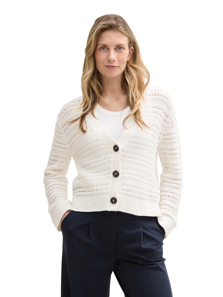 Tricot Cardigan Ecru