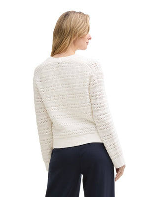 Tricot Cardigan Ecru