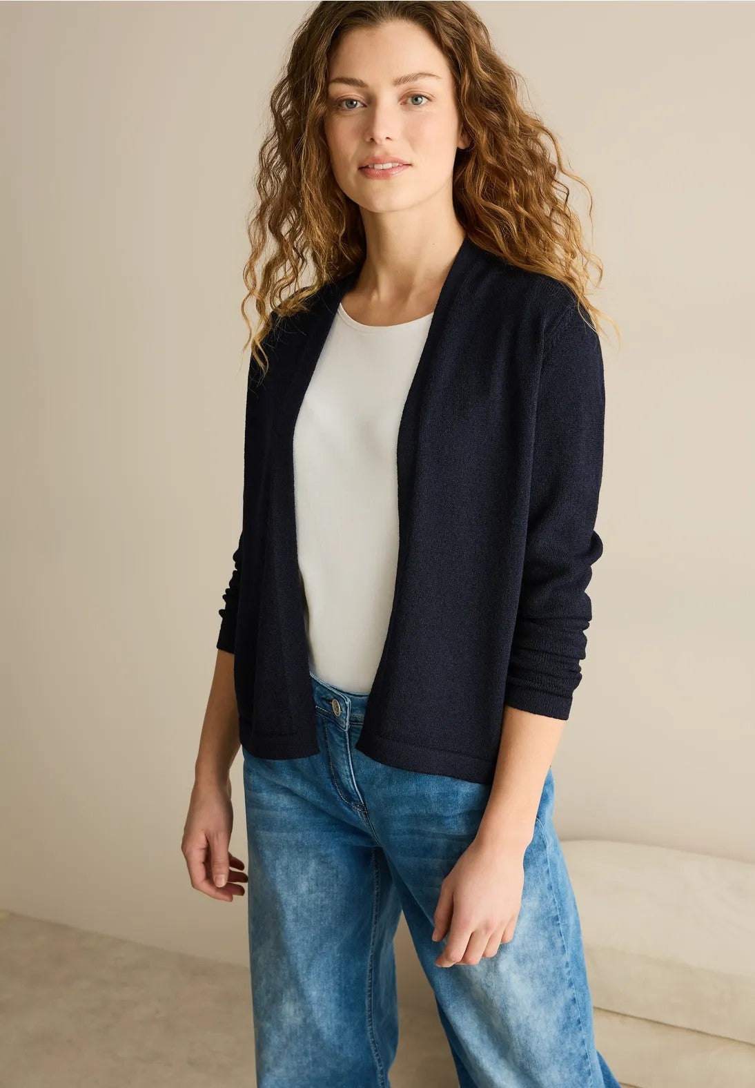 Tricot Cardigan D. Blauw