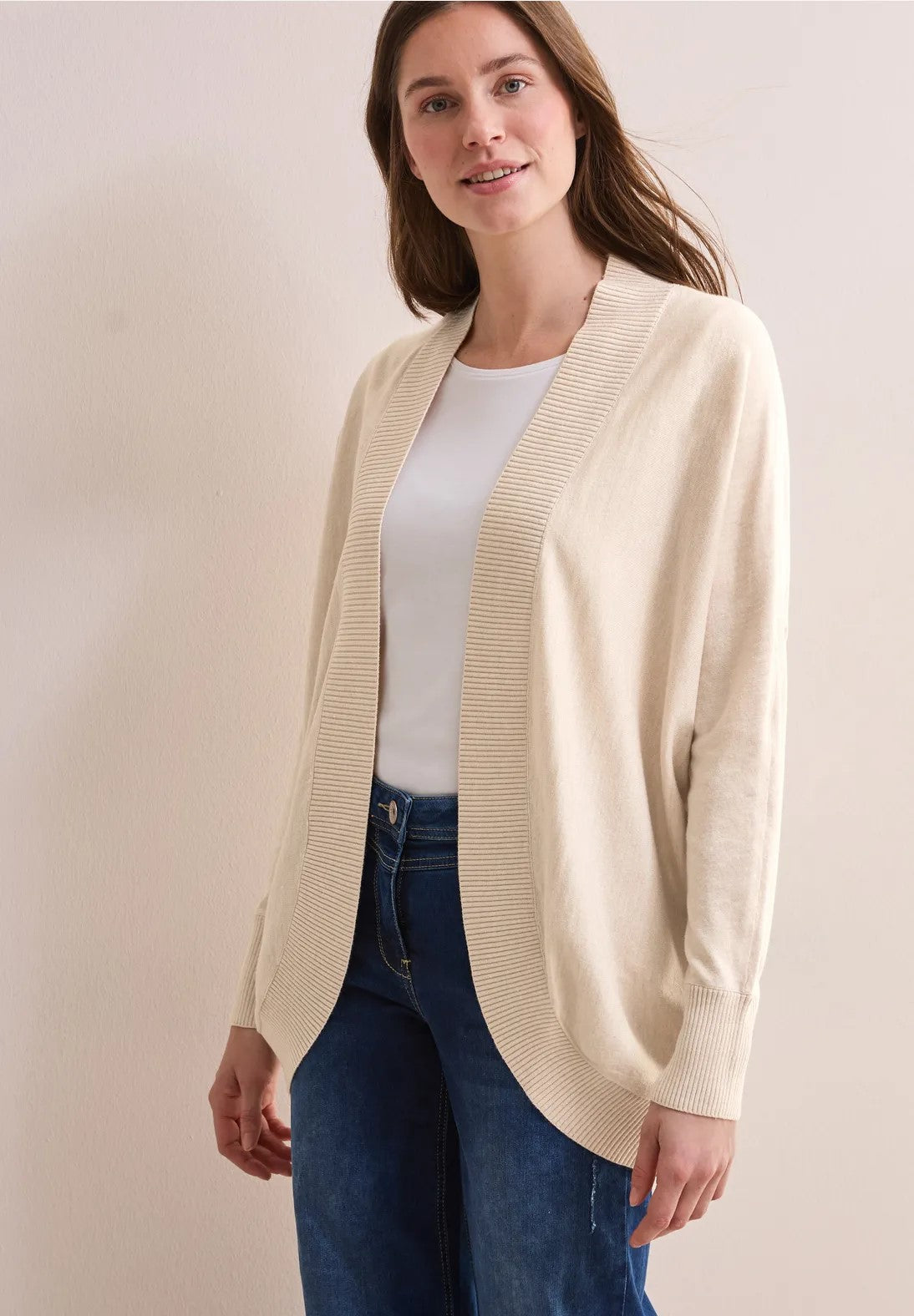 Tricot Cardigan L. Beige uni