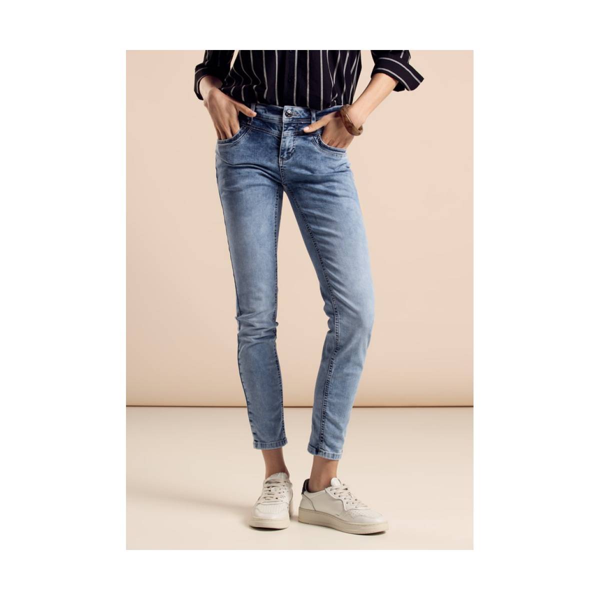 STREET ONE  broeken jeans -  model a377774 - Dameskleding broeken jeans