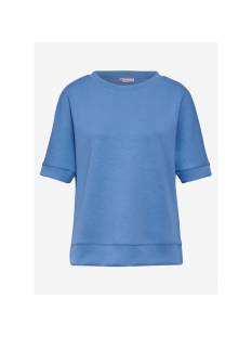 STREET ONE  t shirts blauw -  model a321940 - Dameskleding t shirts blauw