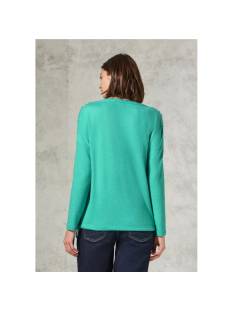 CECIL  t shirts licht groen/color -  model b322492 - Dameskleding t shirts groen