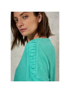 CECIL  t shirts licht groen/color -  model b322492 - Dameskleding t shirts groen