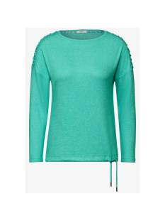 CECIL  t shirts licht groen/color -  model b322492 - Dameskleding t shirts groen