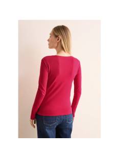 CECIL  t shirts rood -  model b322077 - Dameskleding t shirts rood