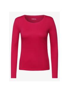 CECIL  t shirts rood -  model b322077 - Dameskleding t shirts rood