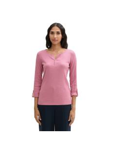 TOM TAILOR  t shirts donker roze/color -  model 1024036 - Dameskleding t shirts roze