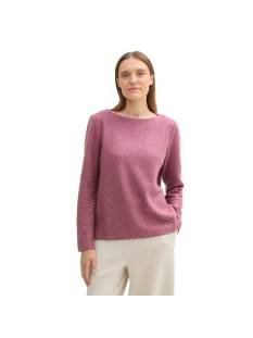 TOM TAILOR sweater pull dames TOM TAILOR  sweaters donker roze/color