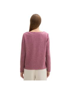 TOM TAILOR  sweaters donker roze/color -  model 1043168 - Dameskleding sweaters roze