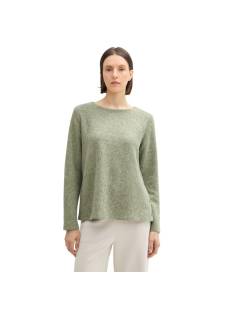 TOM TAILOR  sweaters licht kaki/color -  model 1043168 - Dameskleding sweaters kaki