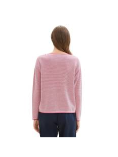 TOM TAILOR  tricot pull's en gilets donker roze/color -  model 1033125 - Dameskleding tricot pull's en gilets roze