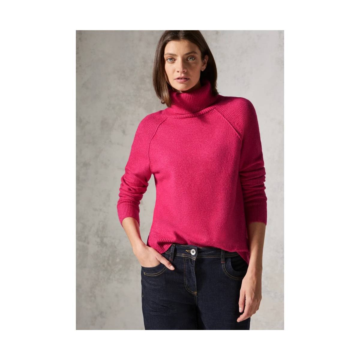 CECIL  tricot pull's en gilets rood/color -  model b302826 - Dameskleding tricot pull's en gilets rood