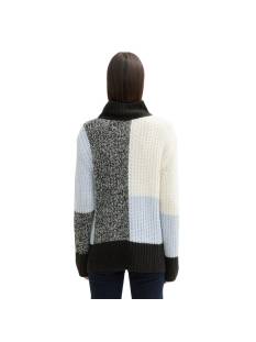 TOM TAILOR  tricot pull's en gilets zwart/multi -  model 1044093 - Dameskleding tricot pull's en gilets zwart