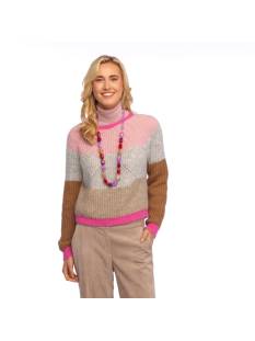 COMME çA tricot pull lm  COMME ?A  tricot pull's en gilets licht grijs/multi