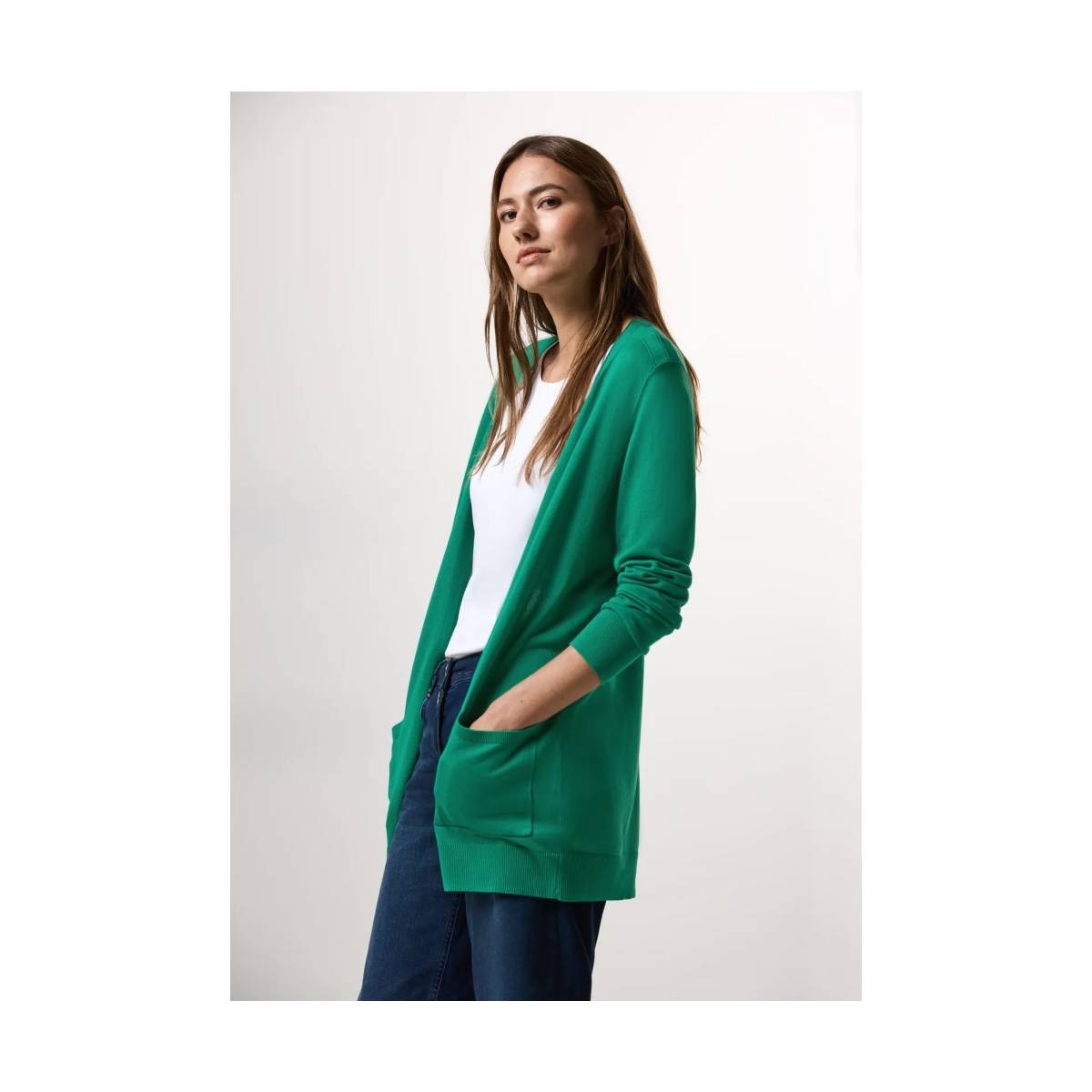 CECIL  tricot pull's en gilets groen -  model b253785 - Dameskleding tricot pull's en gilets groen