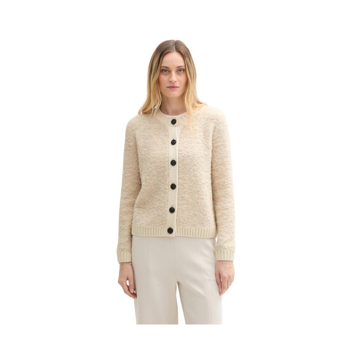 TOM TAILOR  tricot pull's en gilets ecru/color -  model 1044068 - Dameskleding tricot pull's en gilets ecru